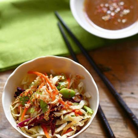 Asian Slaw w/ Spicy Soy Sesame Dressing