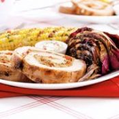 Grilled Corn On The Cob with Roasted Red Pepper Mayonnaise