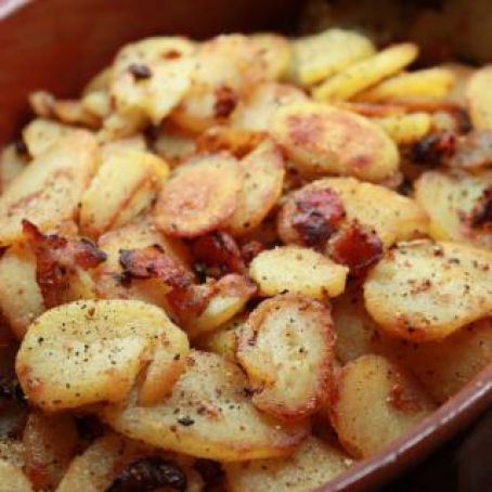 German Style Fried Potatoes Bratkartoffeln Recipe 4 5,Log Cabin Quilt