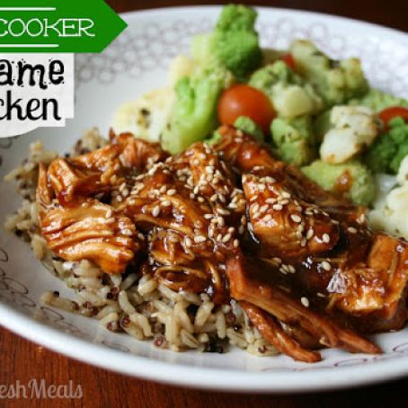Crockpot Sweet Sesame Chicken