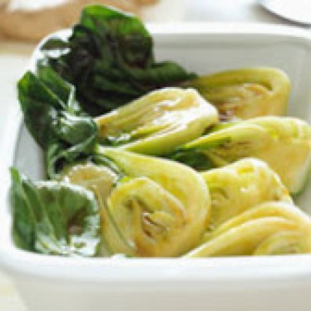 Bok Choy with Ginger Vinaigrette
