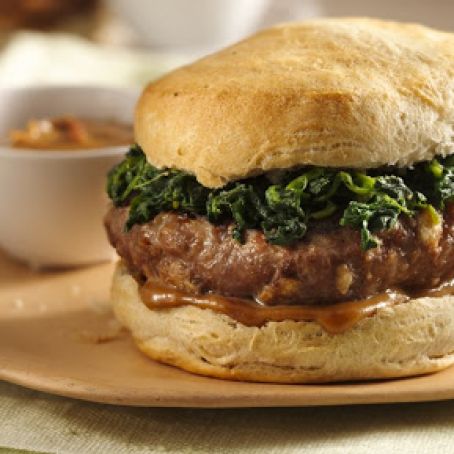 Thai Turkey Burgers with Peanut Sauce