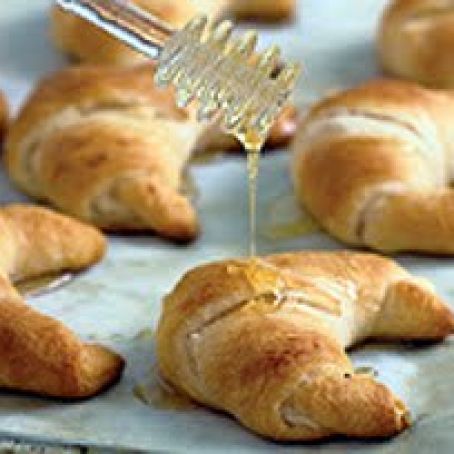 Honey Cream Filled Crescents