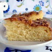 Honey-almond coffee cake