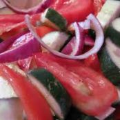 Cucumber, Tomato and Red Onion Salad