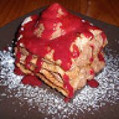 Spicy Dark Chocolate and Raspberry Napoleon