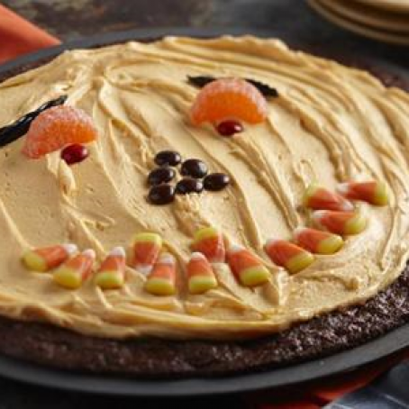 Halloween Brownie Pie