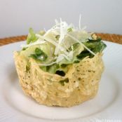 Caesar Salad Parmesan Cups