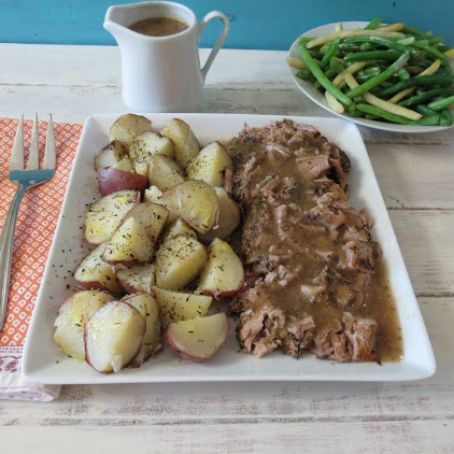 Savory Apple Gravy for Pork Loin Roast
