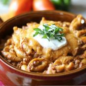Slow Cooker Taco Pasta