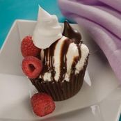 Chocolate Cup Brownie Sundae