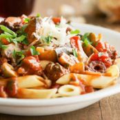 Pasta with Eggplant Sauce