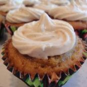 Pumpkin Cupcakes with Cinnamon Cream Cheese Icing