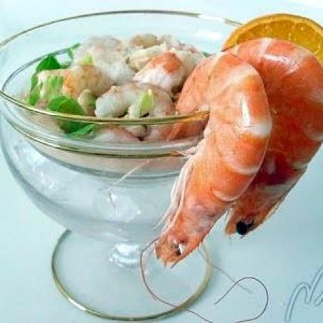 COCTEL DE CANGREJO Y TORONJA