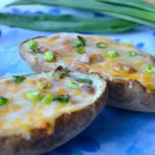 Chili Cheese Potato Skins