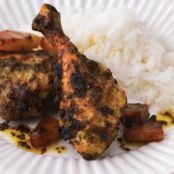 Jerk Chicken with Roasted Pineapple