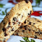 Chocolate Chip, Coconut, Banana Biscotti (Gluten Free)
