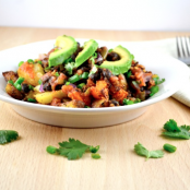 Spicy Potato Taco Plate