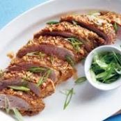 Peanut-Crusted Pork Tenderloin