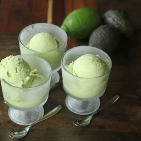 Avocado Sorbet, sugar free low carb