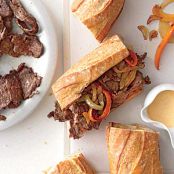 Short Rib Cheesesteak Sandwiches