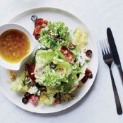 Harvest Salad with Gorgonzola, Bacon and Concord Grapes