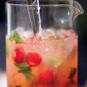 Strawberry, Basil and Honey Punch