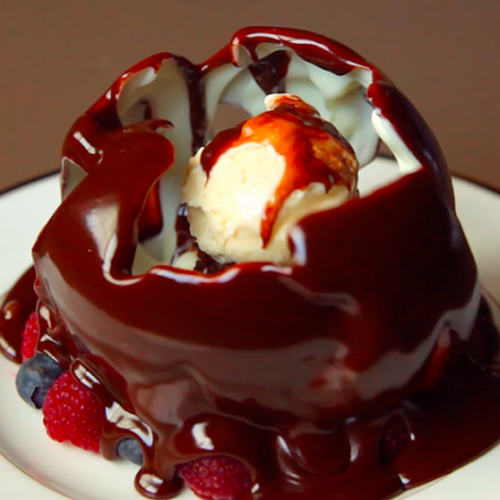 Chocolate Ball Sundae