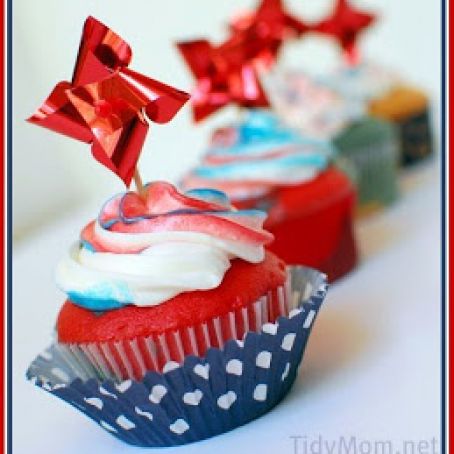 Fourth of July Cupcakes