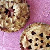 Pear-Raspberry Heart Pie