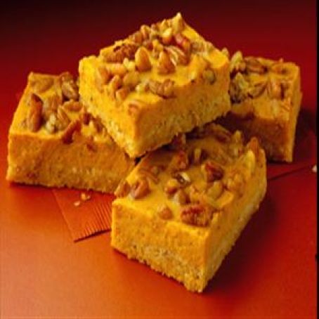 Pumpkin Cheesecake Bars