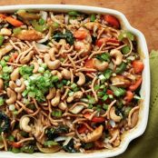 Garlic Cashew Chicken Casserole