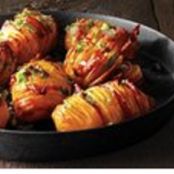 Three Cheese Hasselback Potatoes