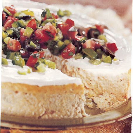 Creamy Salsa Cheesecake