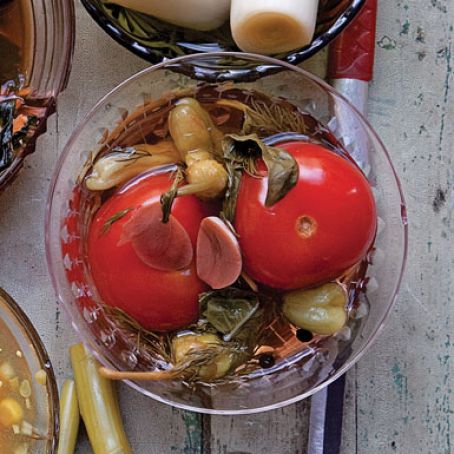 Cherry Tomatoes with Dill: Quick-Pickled