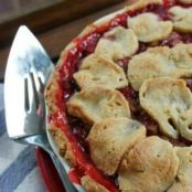 Best-Ever Strawberry Rhubarb Pie (no rolling required!)