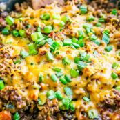 One Pot Cheesy Taco Skillet