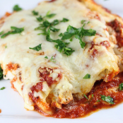 Chicken Parmesan Manicotti