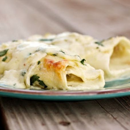 White Chicken Enchiladas