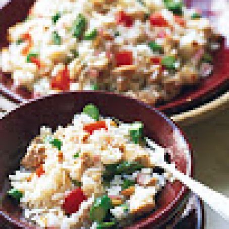 Rice Salad with Chicken and Asparagus