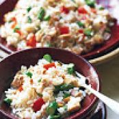 Rice Salad with Chicken and Asparagus