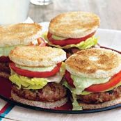 Meals (Club Burger Sliders with Avocado-Ranch Dressing)