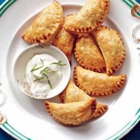 Spiced Beef Empanadas With Lime Sour Cream