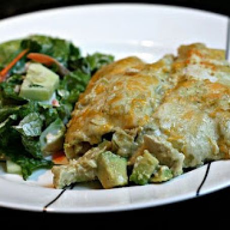 Chicken and Avocado Enchiladas