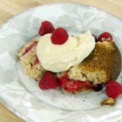 Raspberry Crumb Coffee Cake with Vermont Maple Frosting