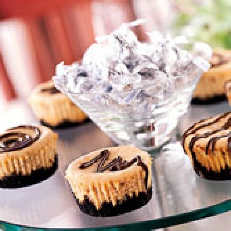 Peanut Butter Chocolate Cheesecakes