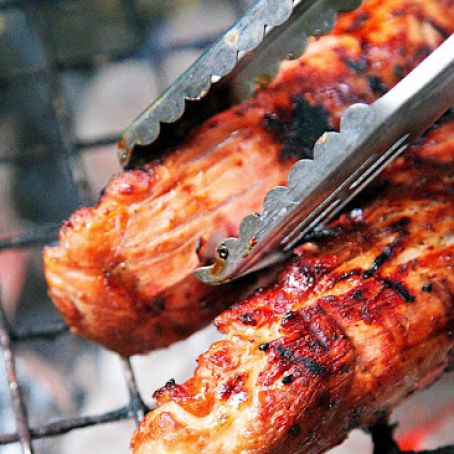 Bourbon Teriyaki Pork Tenderloin | Plain Chicken