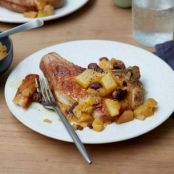Pork Chops with Pear Chutney