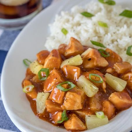 PRESSURE COOKER HAWAIIAN BBQ CHICKEN
