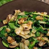 Sautéed Spinach and Caramelized Onions - Very Good!